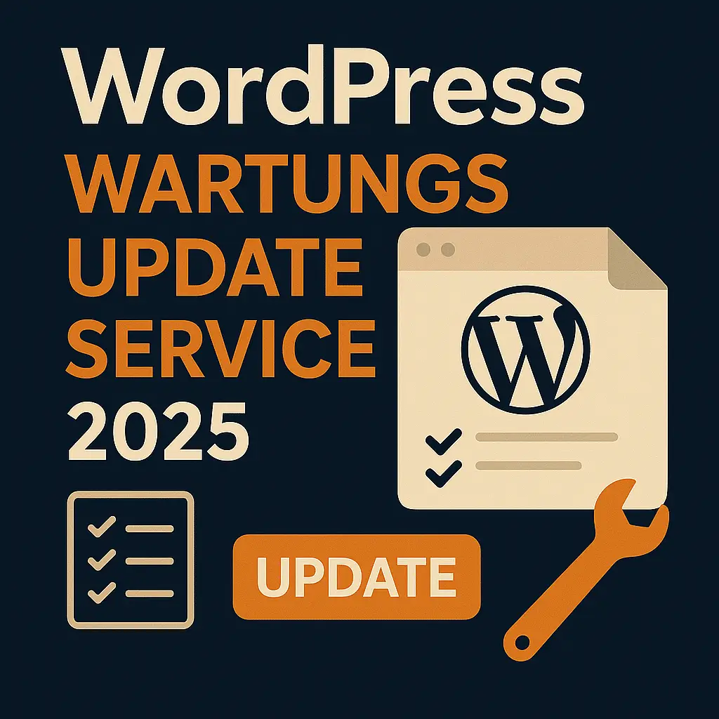 WordPress Wartung oder Update Service 2025